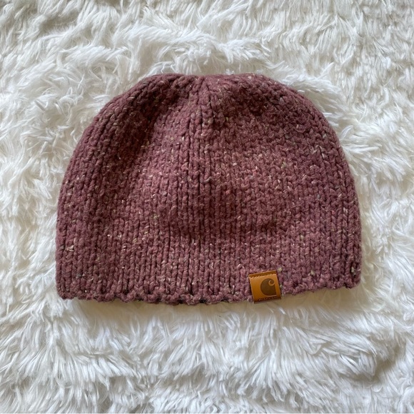 Carhartt Accessories - Carhartt purple knit beanie cap